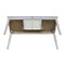 International Concepts Writing Desk with Drawer, Large 26 in D X 26 H, 30 W X Hardwood, Washed Gray Taupe OF09-42 - alternate 6